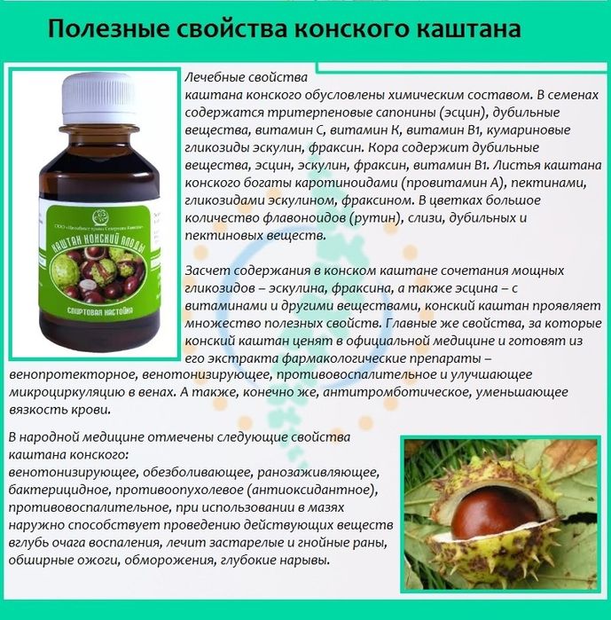 Масло конского каштана