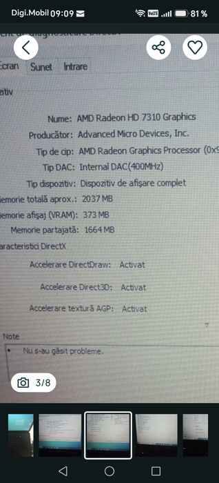 Laptop Compaq cq 58