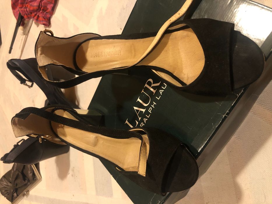 Sandale toc Polo Ralph Lauren piele 37