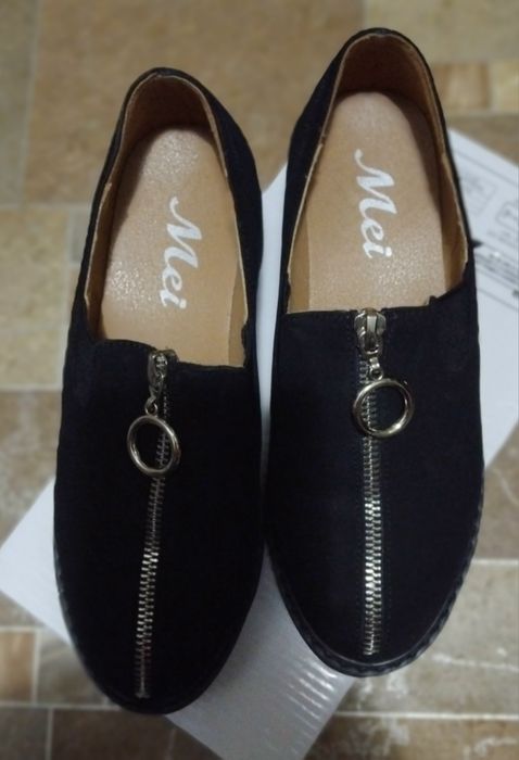 Pantofi catifea nr 35