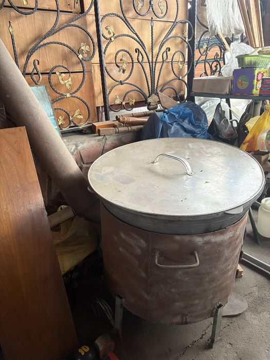 Продам казан с печкой