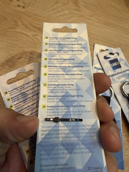 Air tag ключодържател