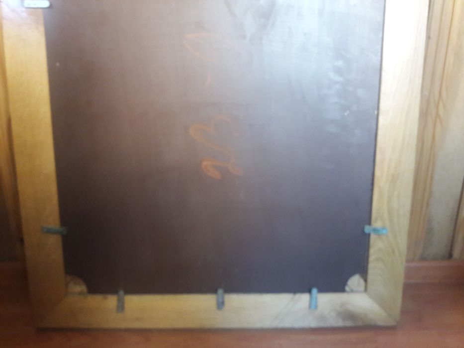 Oglinda veche rama din stejarar masiv