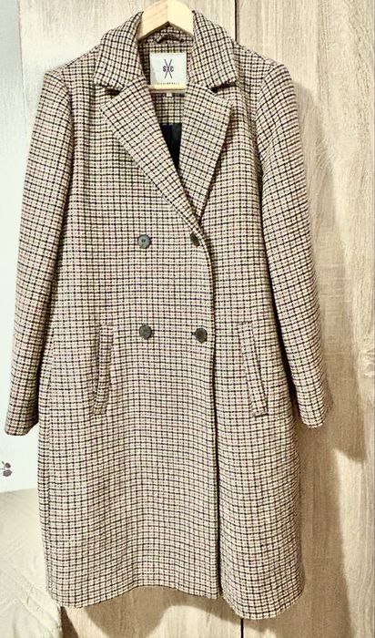 Елегантно дамско палто р-р L