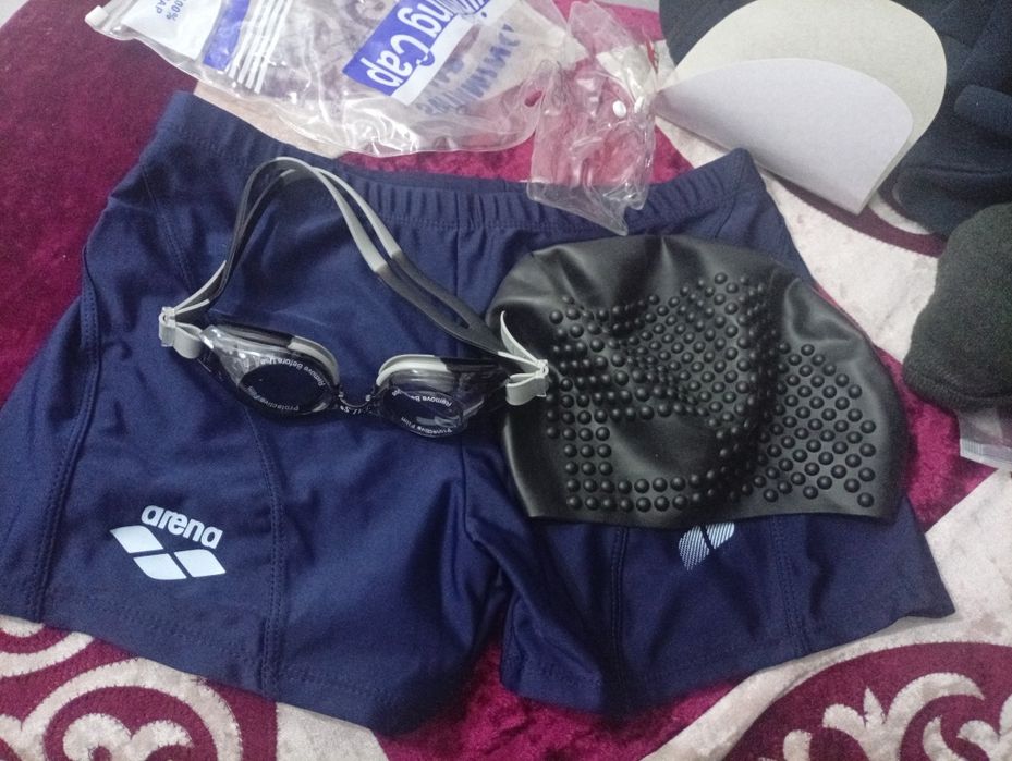 Бассейн плавки очки бас киымы