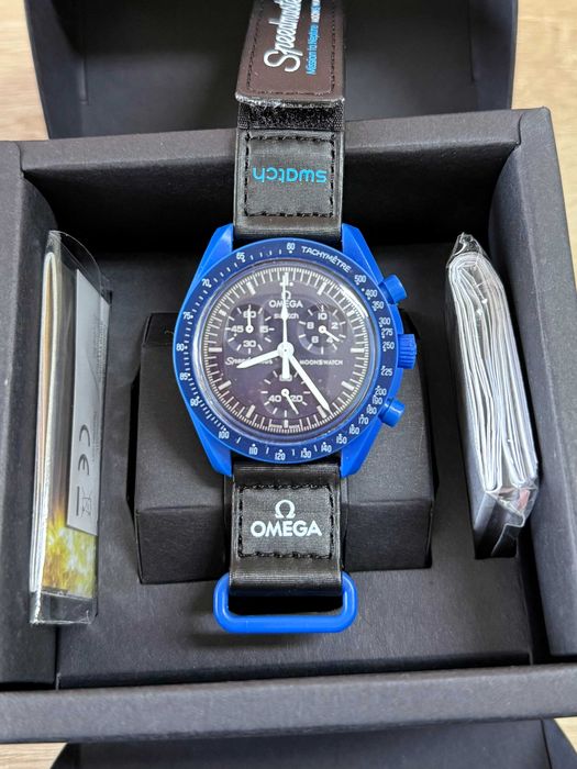 Omega Swatch Mission to the Super Blue Moonphase