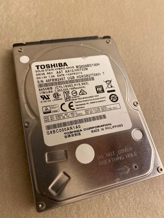 Toshiba Hdd 1tb sshd 2.5 " laptopul - Model MQ02ABD100H - Hybrid