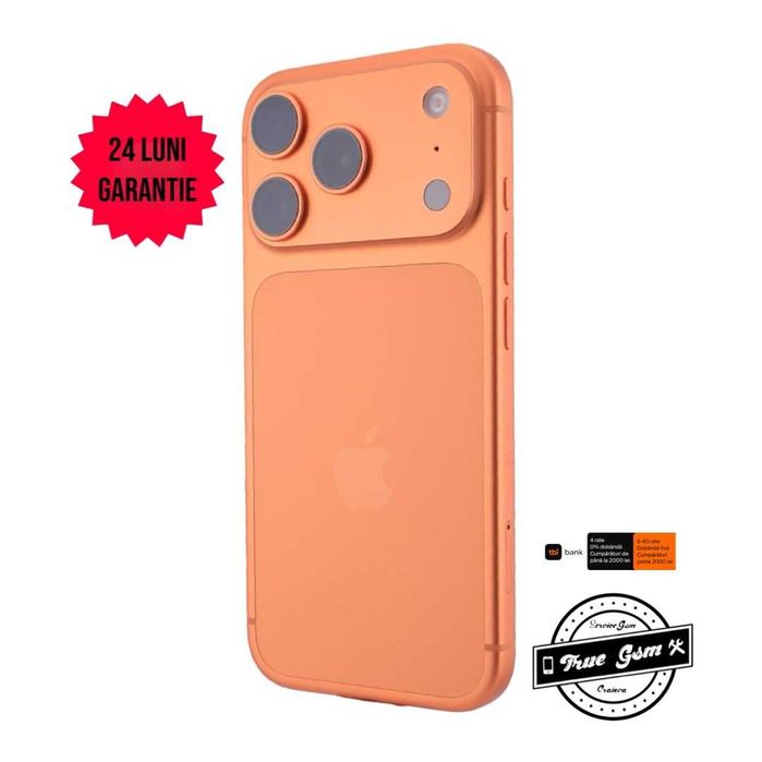 iPhone 17 Pro 256GB Cosmic Orange - GARANTIE 24 LUNI | TrueGSM