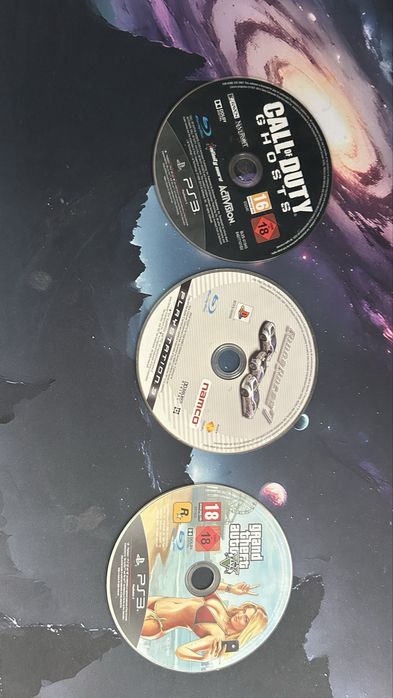 Sd Gta 5 ps3, call of duty, si Ridge racer7