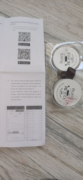 Set termometru smart cu aplicatie