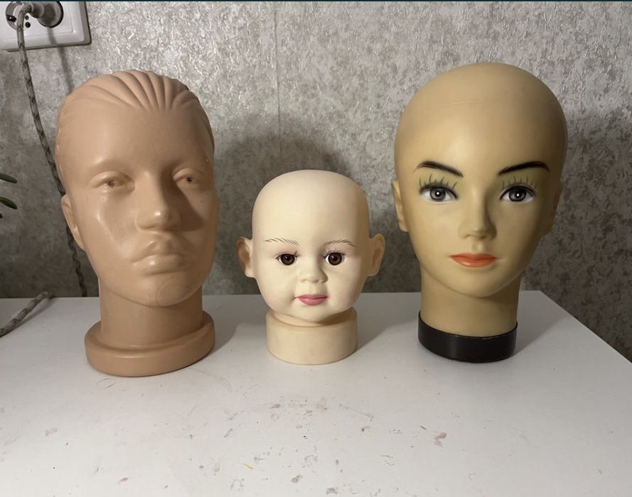 Головы маникенов