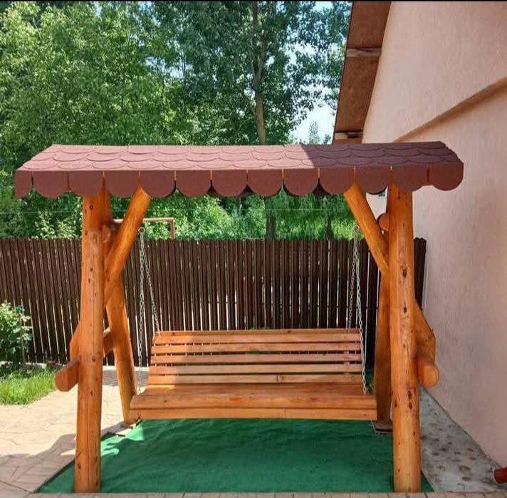 Leagăne din fier forjat și lemn masiv la super oferta mesaj în privat