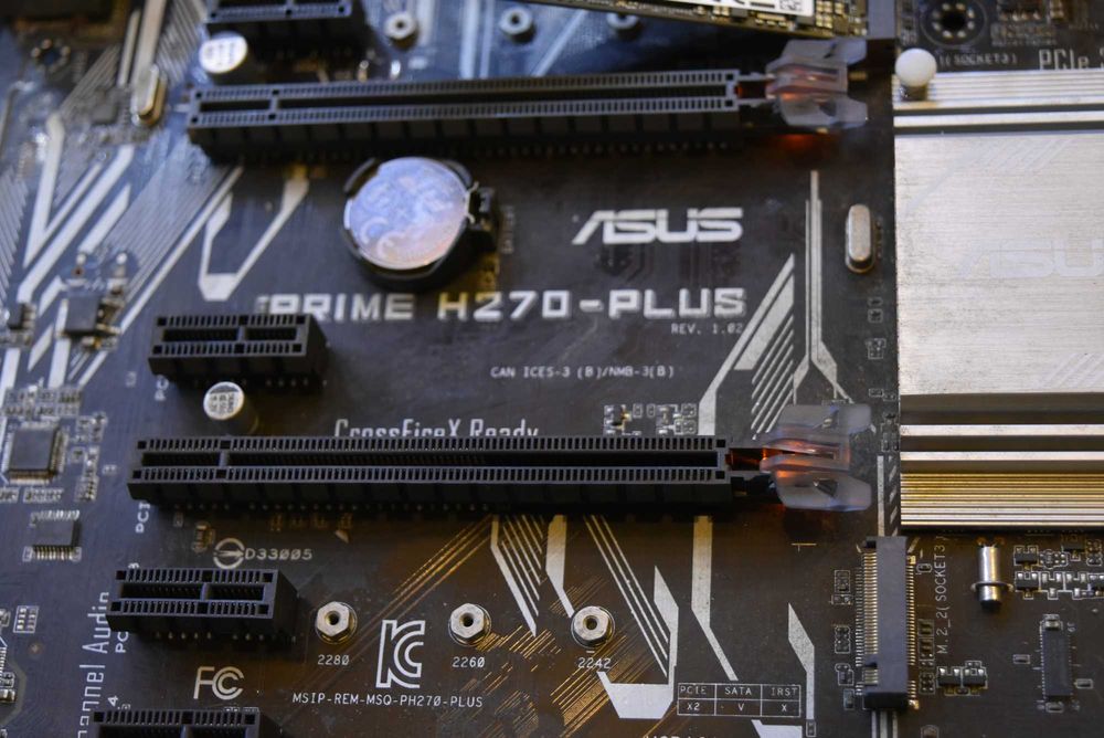 Asus Prime H270-Plus + Celeron + 4 Gb DDR4 + Cooler - комплект
