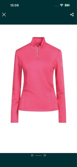 дамска термо блуза EA7 Armani суитчър горнище блуза за ски облекло