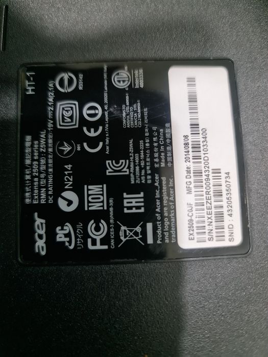 ACER notebook сотилади