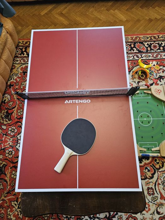 Mini masa de tenis ping pong Decathlon ARTENGO 700F rosie noua pliabil