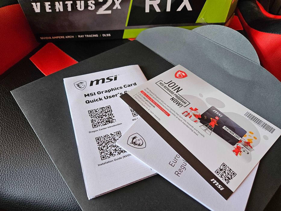 Видео карта : MSI RTX 3050 , 8 GB , OC