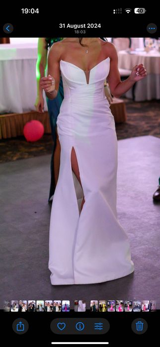 A-line, model vera sposa-maylis, 36/xs, cu trena, pret initial 7500lei