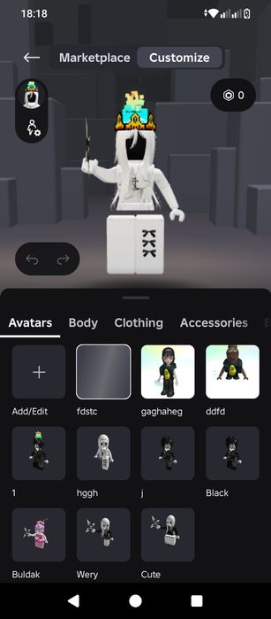 Продам аккаунт в roblox