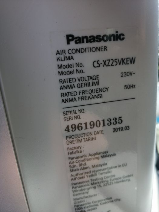 Панасоник климатик части