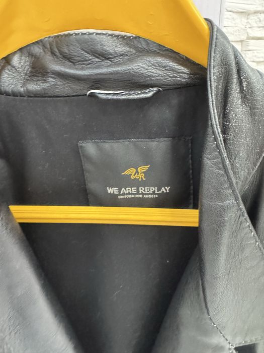 Мъжко кожоне яке риплей  естествена кожа