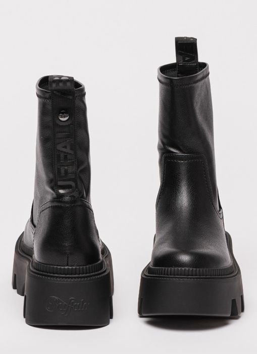 Bocanci BUFFALO negri chunky – mărimea 38