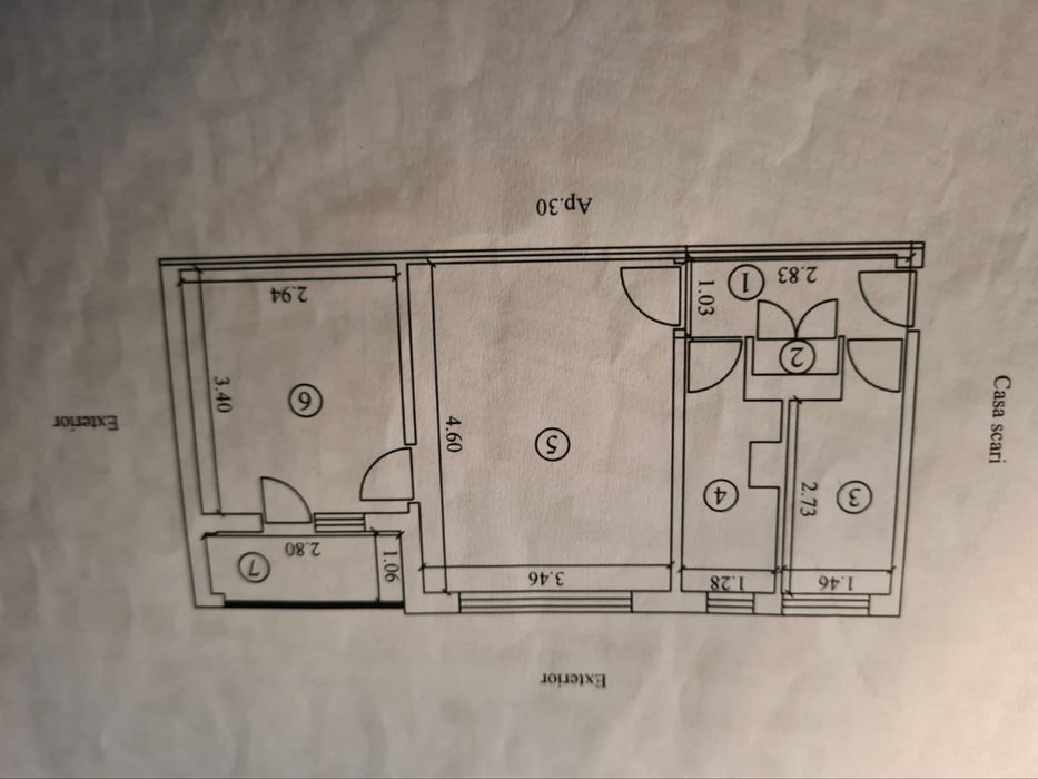 Barlad - Ap 2 Camere - Blvd Epureanu - Semi Decomandat
