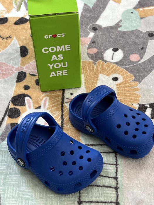 Crocs Littles blue bolt
