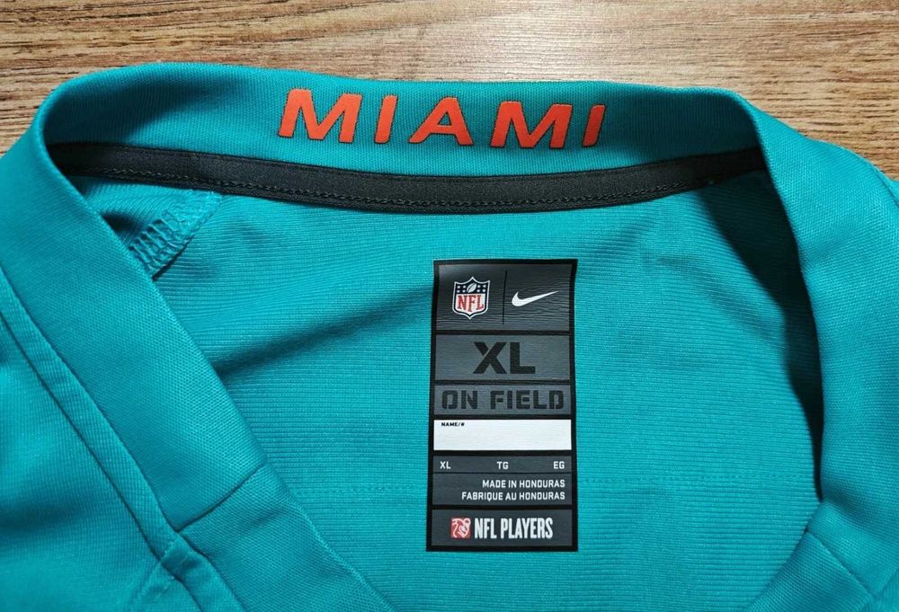 Miami Dolphins Rugby Nike NFL Jersey #7 Sanders мъжка тениска размер XL