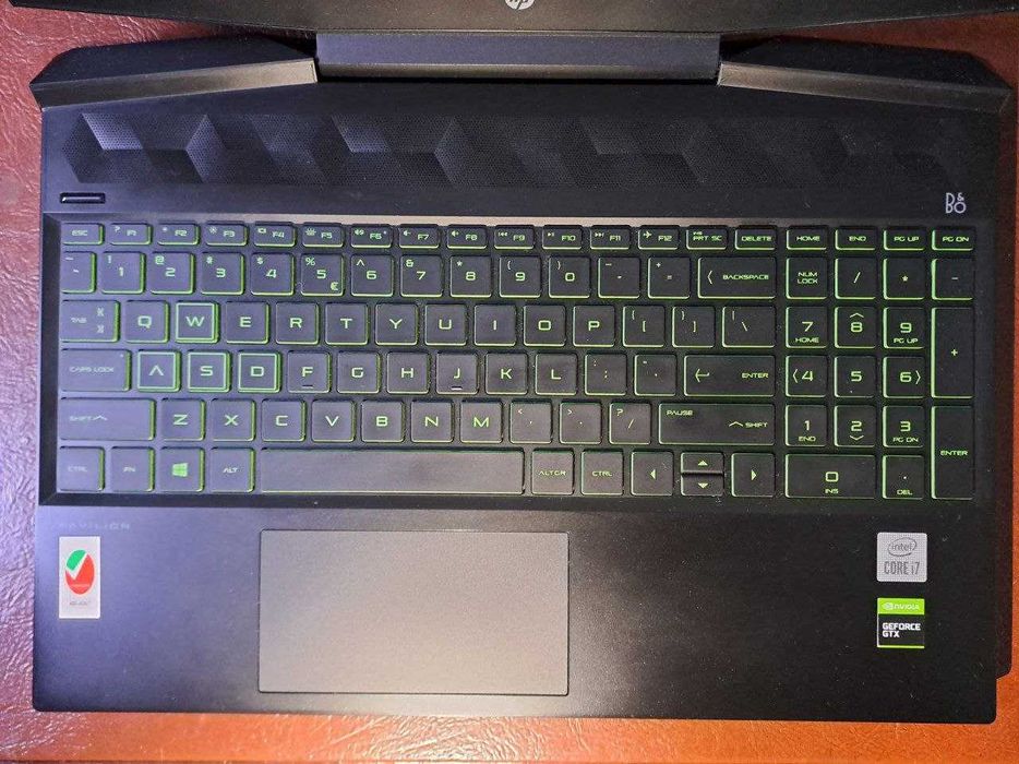 HP Pavilion core i7-10750H SSD-256gb 1TB