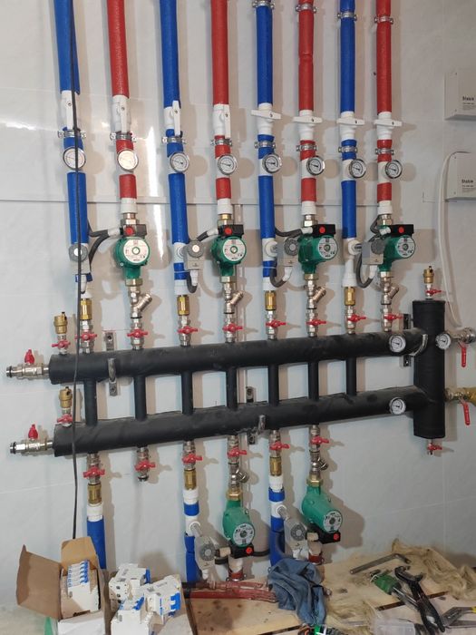 Сантехника, отопление, теплый пол, газоэлектро сварка