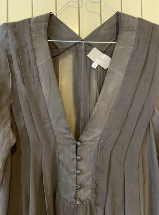 Копринена черна нощница Vanessa Bruno