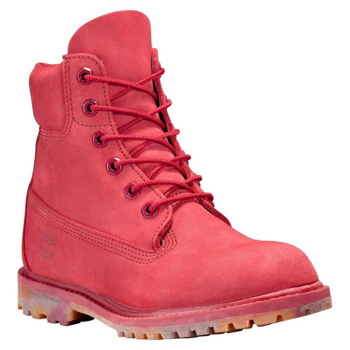 Bocanci dama TIMBERLAND 6 inch originali piele waterproof roz 35/40/41