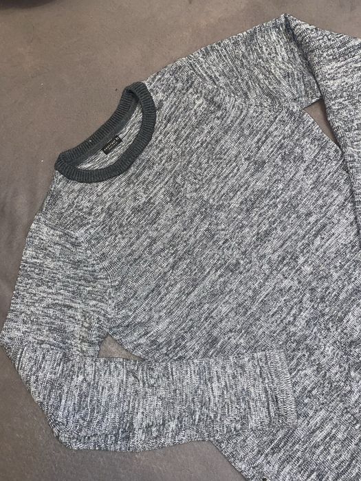 Zip up пуловер, next пуловер, бял пуловер с яка