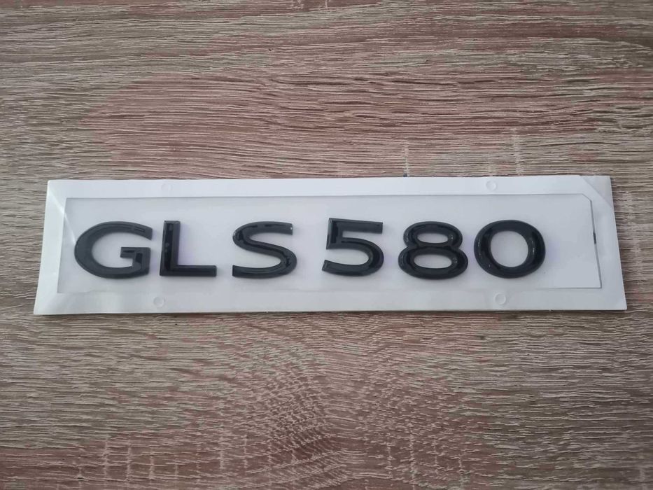 черен надпис нов стил Mercedes Benz GLS 580