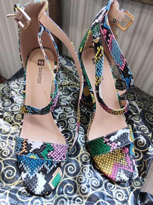 Сандали на ток 10см