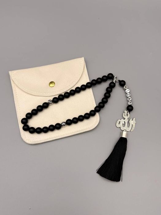 Именные четки с подарочным мешечком