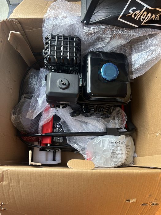 Бензинов Аератор за трева Scheppach SC55P / Моторен Скарификатор -НОВ