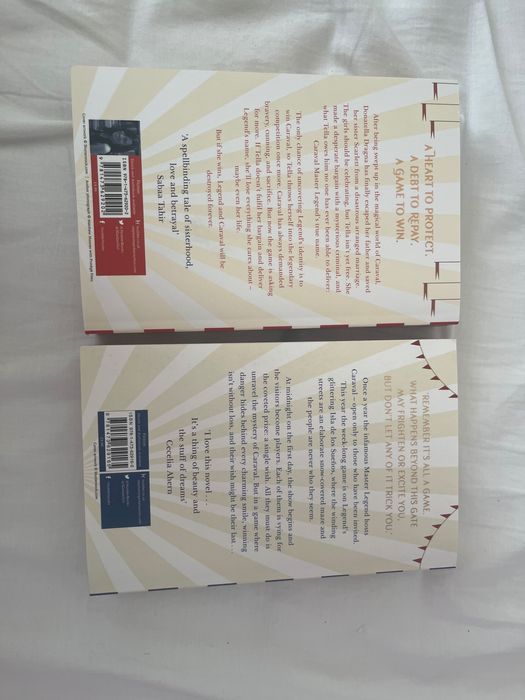 книги Caraval и Legendary от Stephanie Garber