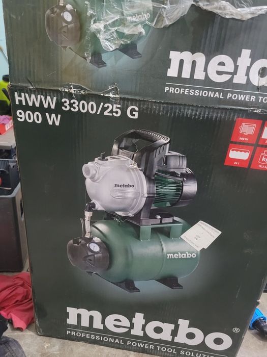 Pompa apa Metabo pt fantana. Noua. Cumparata acum un an si nefolosita deloc.