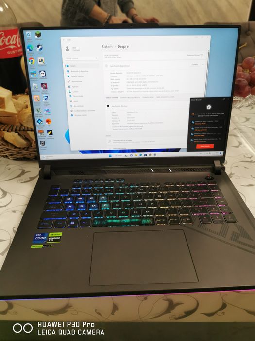 Laptop gaming asus i7 g614j