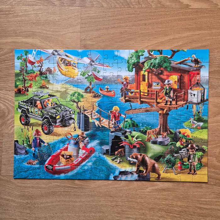Puzzle Playmobil 150 piese + Figurină inclusă