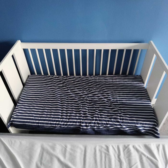 Patut bebe alb 120x60