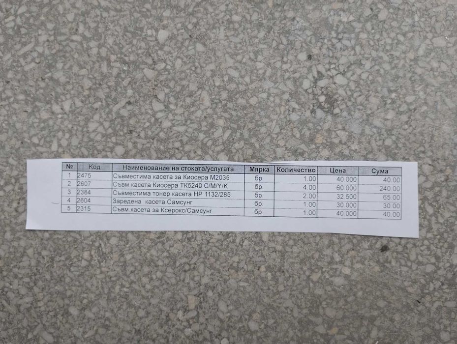 Тонер и касети за принтер. Нови, в оригиналните си кутии