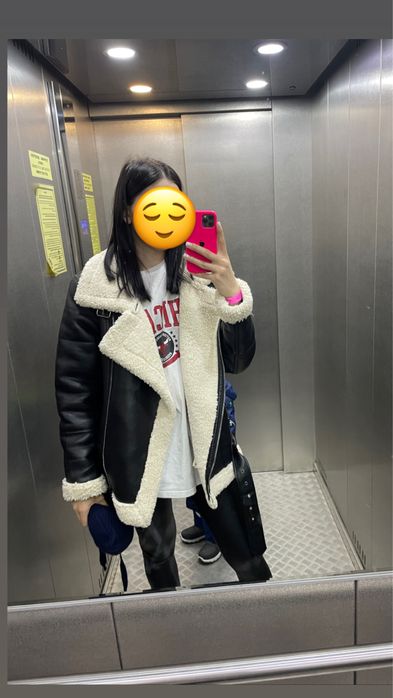 Дубленка авиатор