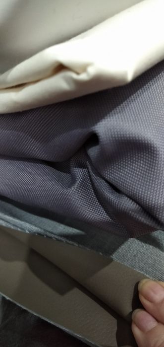 Material matlasat negru și impermeabil