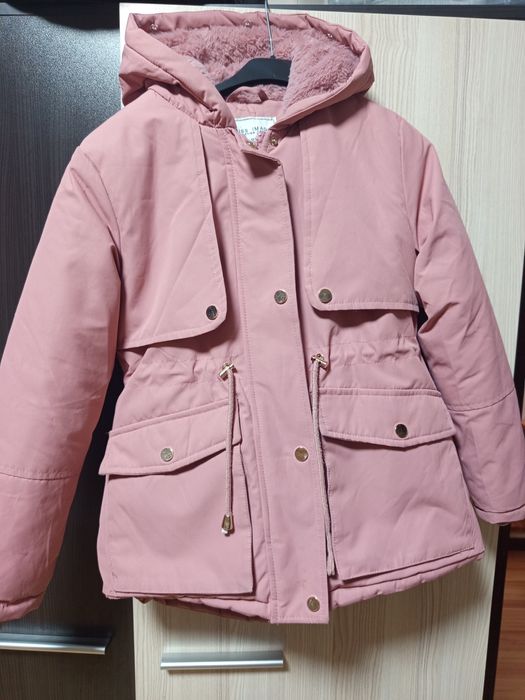 Детско зимно дебело пухено яке парка