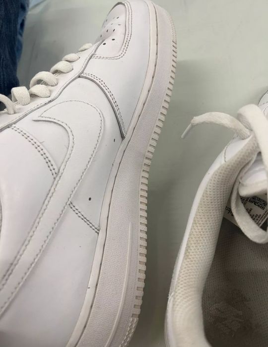 Nike Air Force 1 бели кецове 45 кецове маратонки кожа addidas адидас