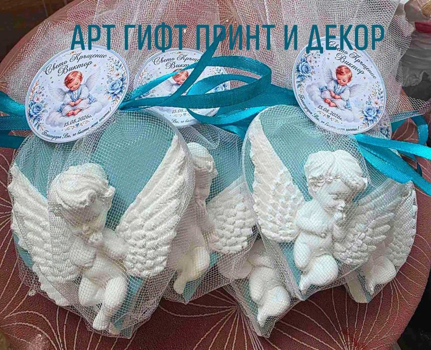 Подаръци за гости - гипсови фигурки за кръщене, рожден ден, сватба и всеки повод
