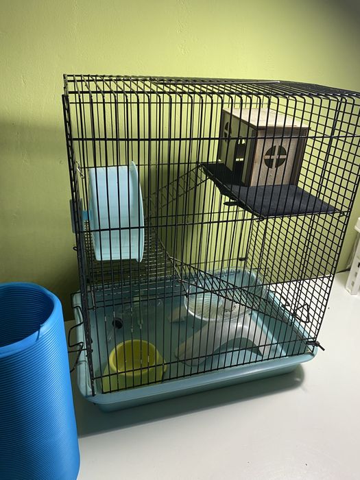 Клетка для хомяка со всем содержимым